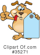 Dog Clipart #35271 by Dennis Holmes Designs