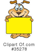 Dog Clipart #35278 by Dennis Holmes Designs