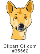 Dog Clipart #35662 by Dennis Holmes Designs