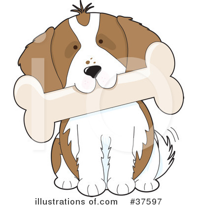 Dog Bone Clipart #37597 by Maria Bell