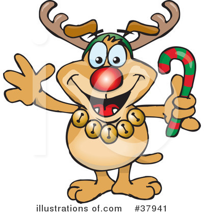 Reindeer Clipart #37941 by Dennis Holmes Designs