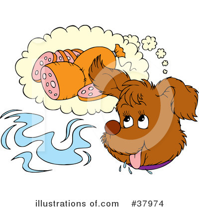 Royalty-Free (RF) Dog Clipart Illustration by Alex Bannykh - Stock Sample #37974