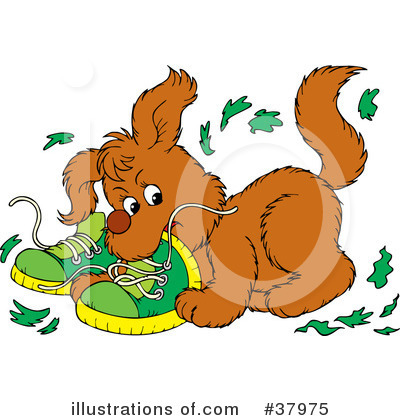 Royalty-Free (RF) Dog Clipart Illustration by Alex Bannykh - Stock Sample #37975