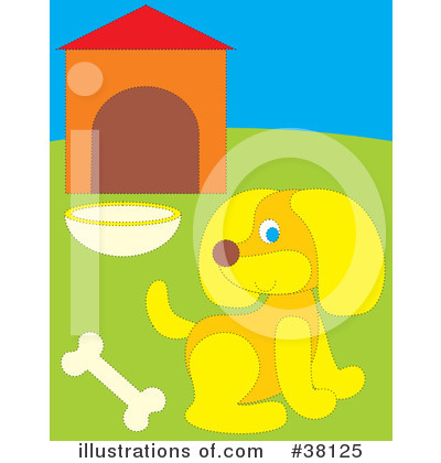 Royalty-Free (RF) Dog Clipart Illustration by Alex Bannykh - Stock Sample #38125