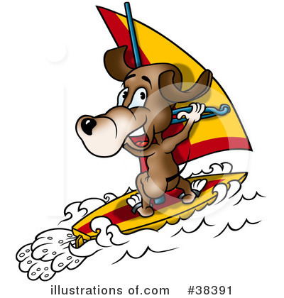 Royalty-Free (RF) Dog Clipart Illustration by dero - Stock Sample #38391