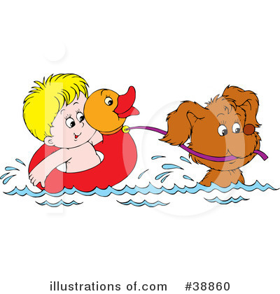 Swimming Clipart #38860 by Alex Bannykh