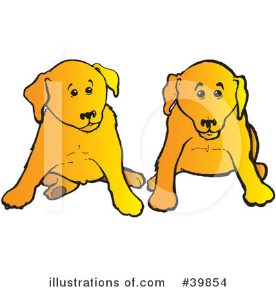Yellow Labrador Clipart #39854 by Snowy