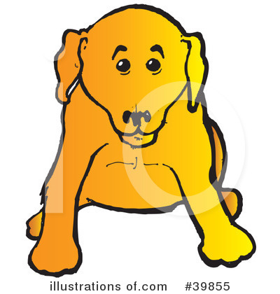 Royalty-Free (RF) Dog Clipart Illustration by Snowy - Stock Sample #39855