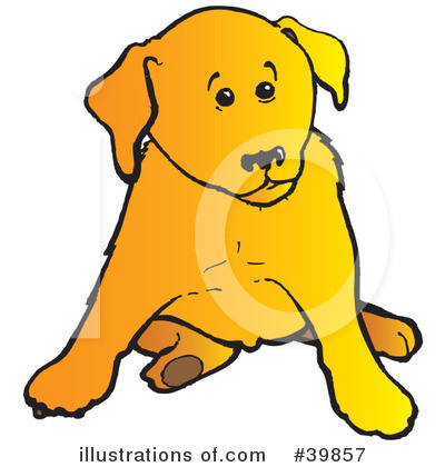 Yellow Labrador Clipart #39857 by Snowy