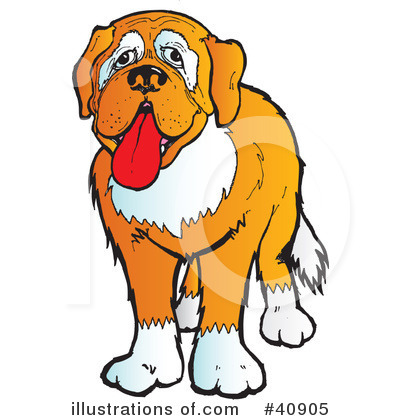 Royalty-Free (RF) Dog Clipart Illustration by Snowy - Stock Sample #40905