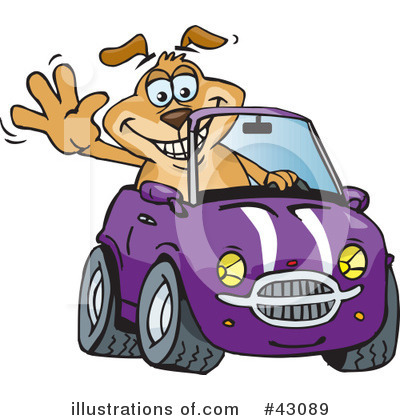 Driving Clipart #43089 by Dennis Holmes Designs