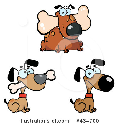 Royalty-Free (RF) Dog Clipart Illustration by Hit Toon - Stock Sample #434700