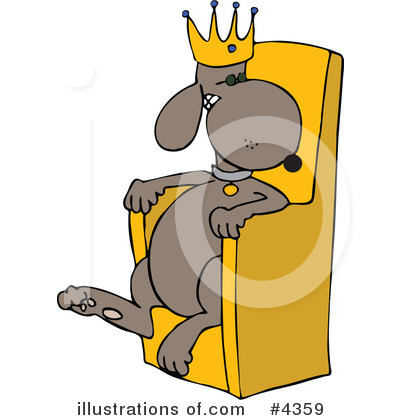 Royalty-Free (RF) Dog Clipart Illustration by djart - Stock Sample #4359