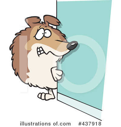 Royalty-Free (RF) Dog Clipart Illustration by toonaday - Stock Sample #437918
