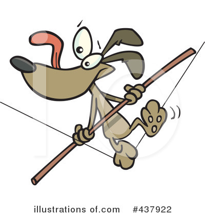 Tightrope Clipart #437922 by toonaday