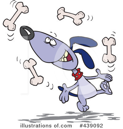 Royalty-Free (RF) Dog Clipart Illustration by toonaday - Stock Sample #439092