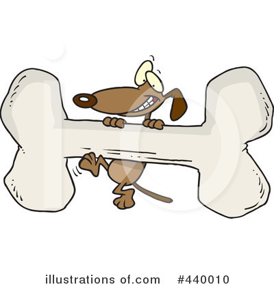 Royalty-Free (RF) Dog Clipart Illustration by toonaday - Stock Sample #440010