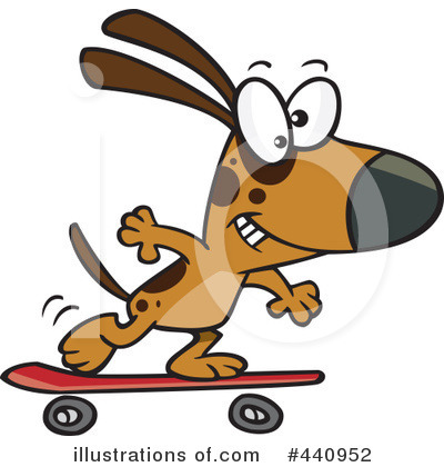 Royalty-Free (RF) Dog Clipart Illustration by toonaday - Stock Sample #440952