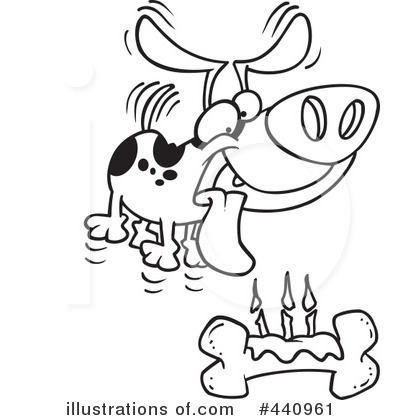 Royalty-Free (RF) Dog Clipart Illustration by toonaday - Stock Sample #440961