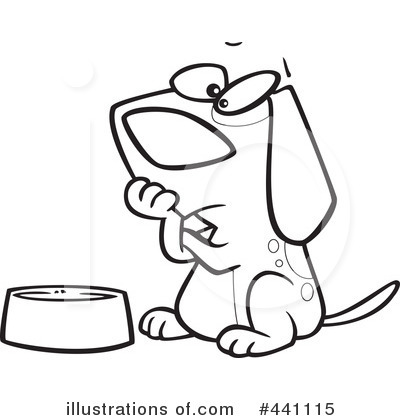 Royalty-Free (RF) Dog Clipart Illustration by toonaday - Stock Sample #441115