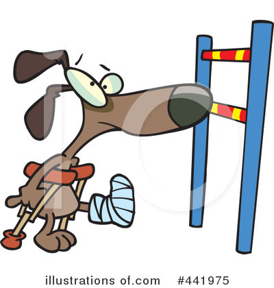 Royalty-Free (RF) Dog Clipart Illustration by toonaday - Stock Sample #441975
