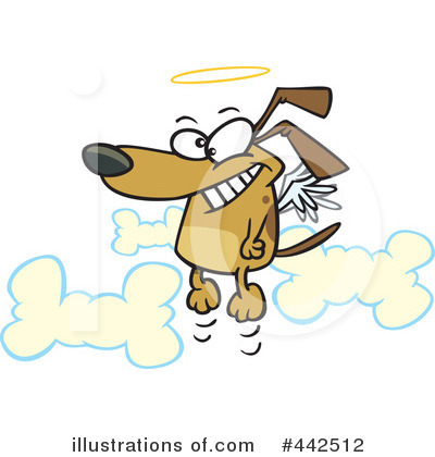 Royalty-Free (RF) Dog Clipart Illustration by toonaday - Stock Sample #442512