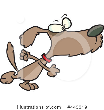 Royalty-Free (RF) Dog Clipart Illustration by toonaday - Stock Sample #443319