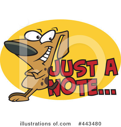 Royalty-Free (RF) Dog Clipart Illustration by toonaday - Stock Sample #443480