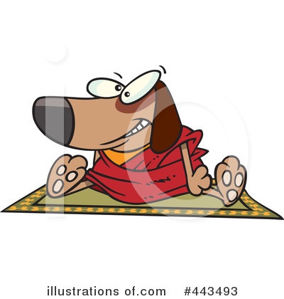 Royalty-Free (RF) Dog Clipart Illustration by toonaday - Stock Sample #443493