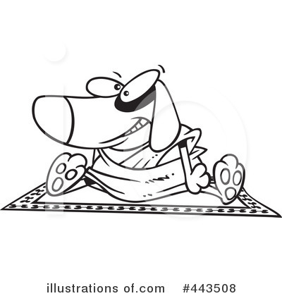 Royalty-Free (RF) Dog Clipart Illustration by toonaday - Stock Sample #443508
