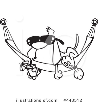 Royalty-Free (RF) Dog Clipart Illustration by toonaday - Stock Sample #443512
