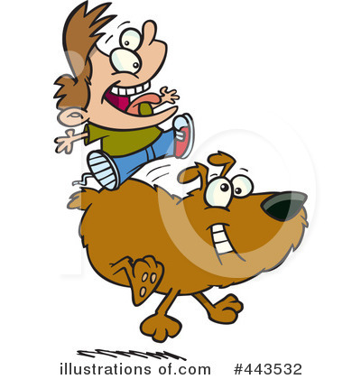 Royalty-Free (RF) Dog Clipart Illustration by toonaday - Stock Sample #443532