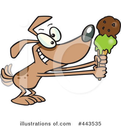 Royalty-Free (RF) Dog Clipart Illustration by toonaday - Stock Sample #443535