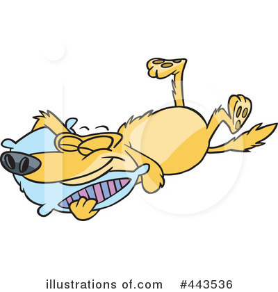 Royalty-Free (RF) Dog Clipart Illustration by toonaday - Stock Sample #443536