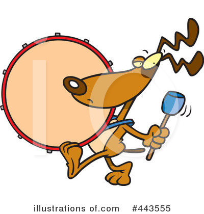 Royalty-Free (RF) Dog Clipart Illustration by toonaday - Stock Sample #443555