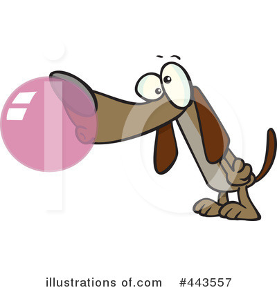 Royalty-Free (RF) Dog Clipart Illustration by toonaday - Stock Sample #443557