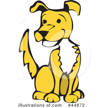 Royalty-Free (RF) Dog Clipart Illustration by xunantunich - Stock Sample #44872
