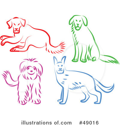 Royalty-Free (RF) Dog Clipart Illustration by Prawny - Stock Sample #49016