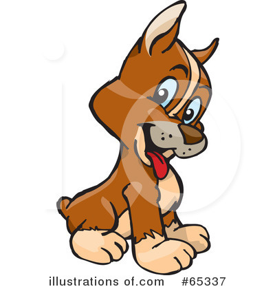 Royalty-Free (RF) Dog Clipart Illustration by Dennis Holmes Designs - Stock Sample #65337