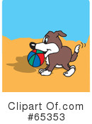 Dog Clipart #65353 by Dennis Holmes Designs
