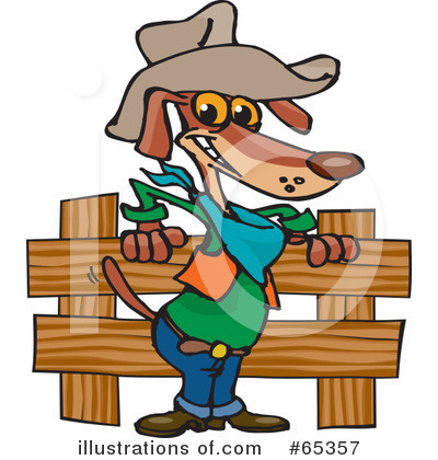 Royalty-Free (RF) Dog Clipart Illustration by Dennis Holmes Designs - Stock Sample #65357