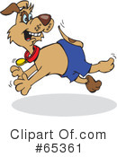 Dog Clipart #65361 by Dennis Holmes Designs