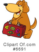 Dog Clipart #6691 by Mascot Junction