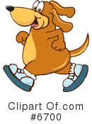 Dog Clipart #6700 by Mascot Junction
