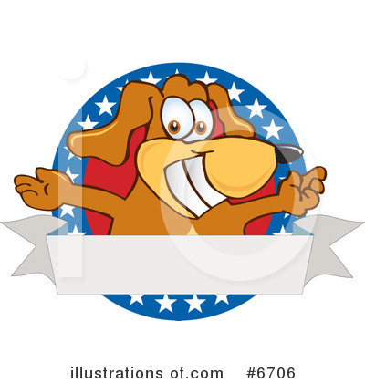 Royalty-Free (RF) Dog Clipart Illustration by Mascot Junction - Stock Sample #6706