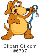 Dog Clipart #6707 by Mascot Junction