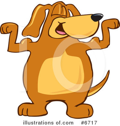 Royalty-Free (RF) Dog Clipart Illustration by Mascot Junction - Stock Sample #6717