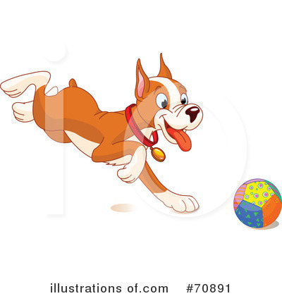 Royalty-Free (RF) Dog Clipart Illustration by Pushkin - Stock Sample #70891