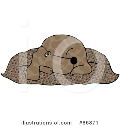 Royalty-Free (RF) Dog Clipart Illustration by djart - Stock Sample #86871