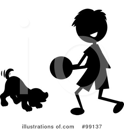 Royalty-Free (RF) Dog Clipart Illustration by Pams Clipart - Stock Sample #99137